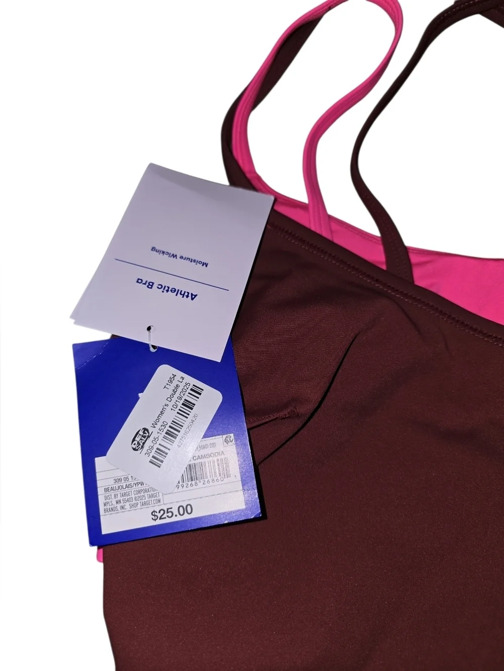 Women’s JoyLab Sports Bra With Removable Pads, Small, NWT!!!